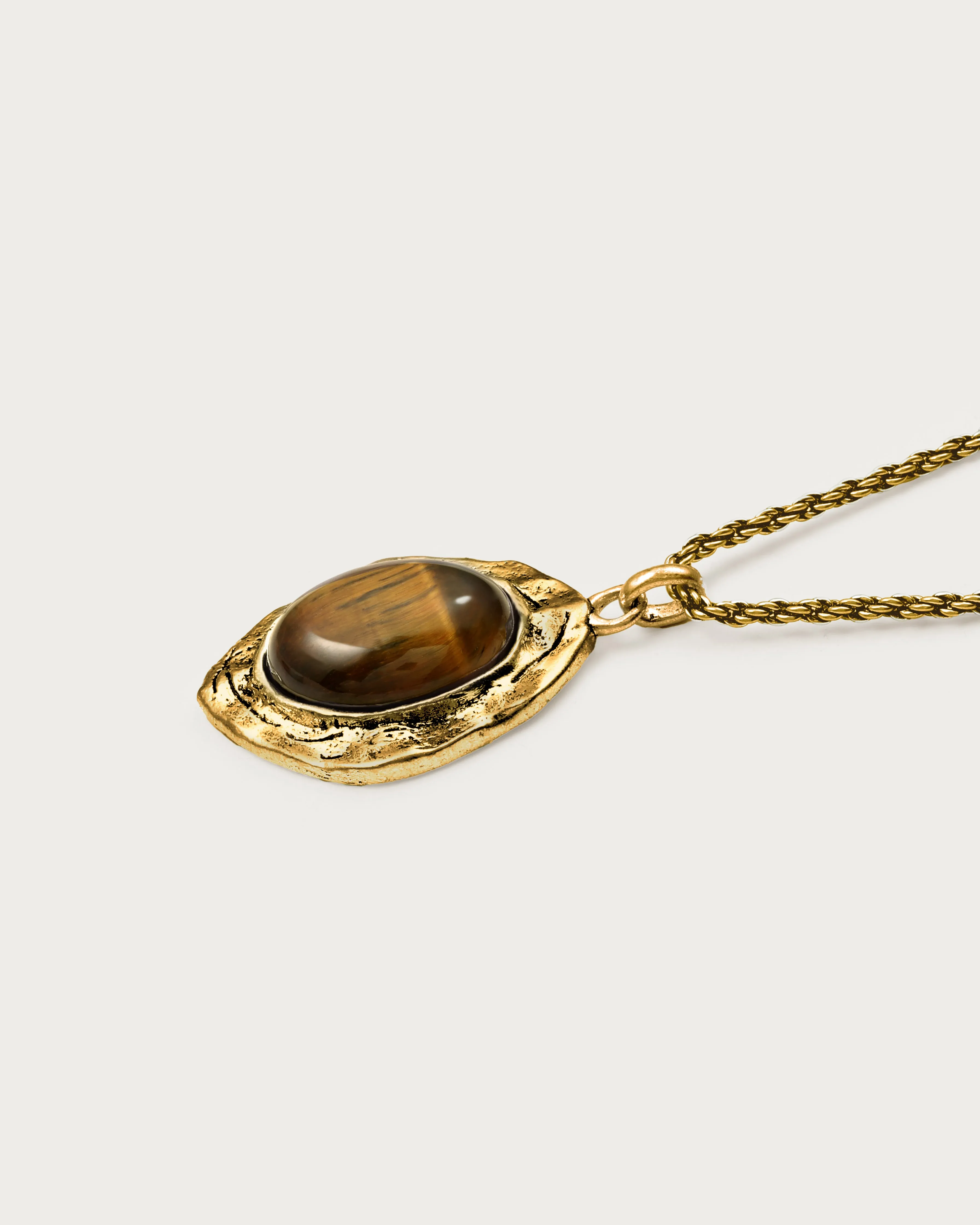 Gold Tiger's Eye Savannah Long Necklace