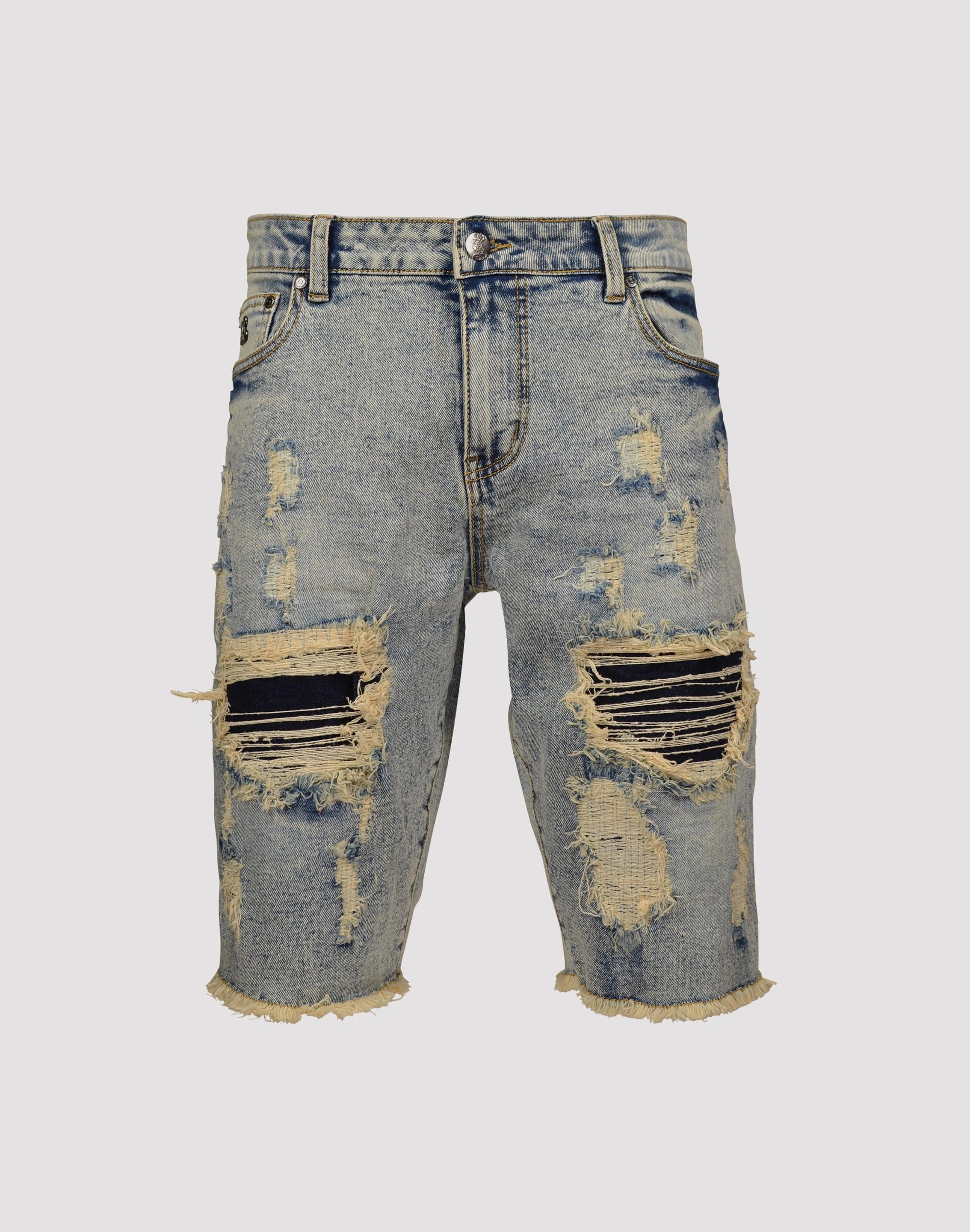 Grindhouse Rip N Repair Denim Shorts Designer fashion items Budget - friendly fashion