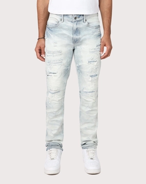 Grindhouse Slim Fit Vintage Wash Jeans Spandex - incorporated fashion Online fashion shopping