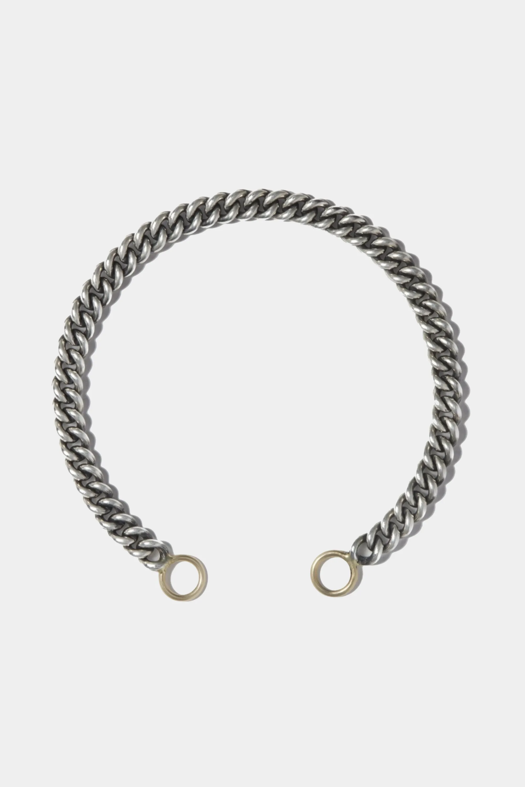 Heavy Curb Chain Bracelet - 6.5", Silver