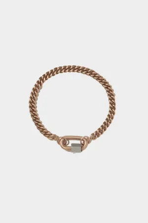 Heavy Curb Chain Bracelet, Yellow Gold