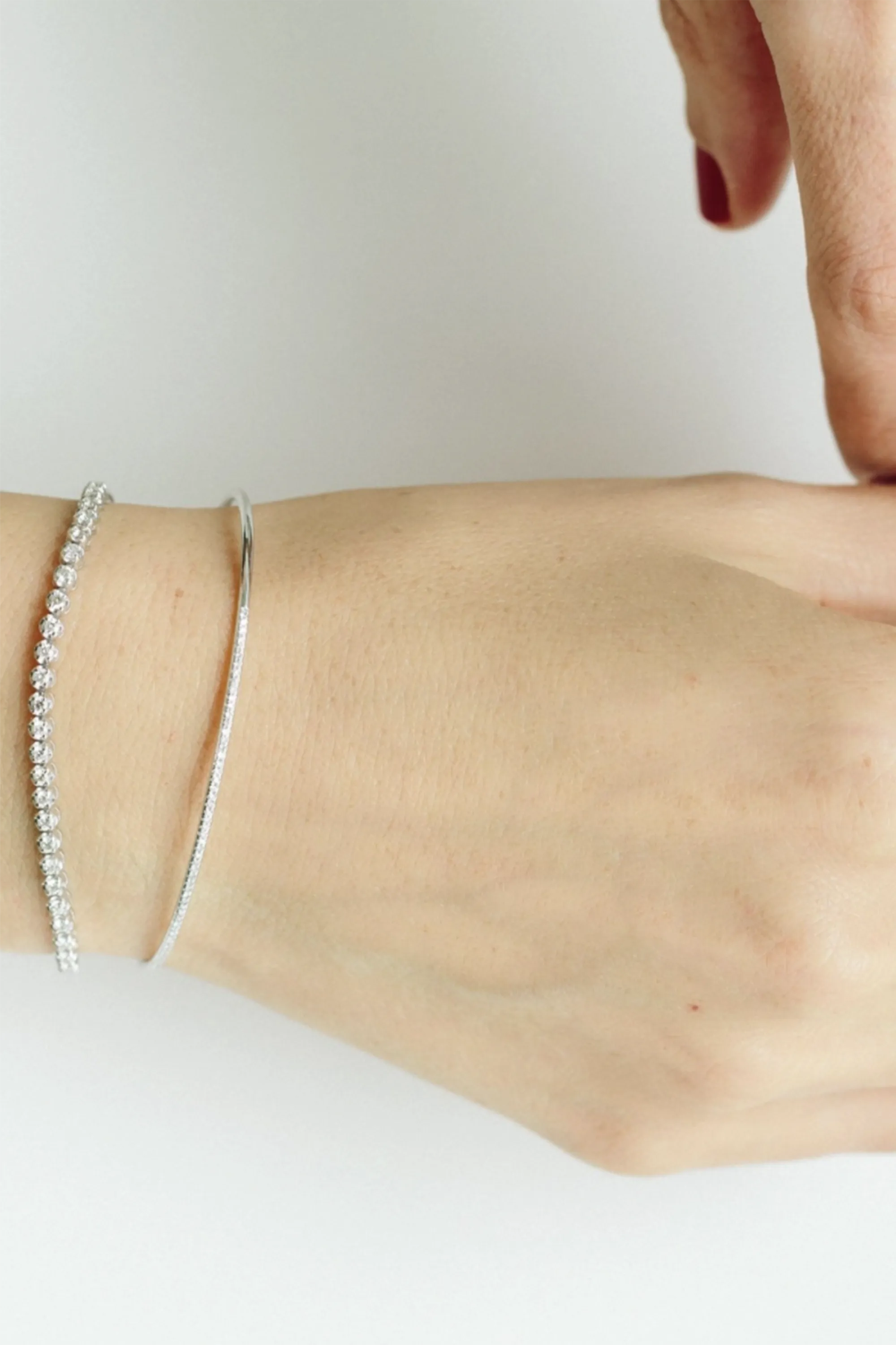 Illusion Tennis Bracelet