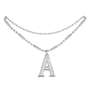 Initial Anklet Silver