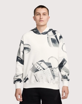 Jordan Brooklyn Fleece Printed Pullover Hoodie Fashion boutiques Fashion museums