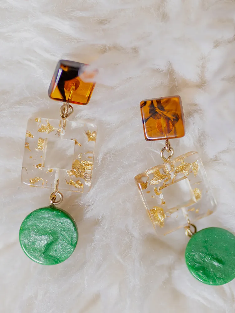 Jude Resin Earrings - Multi