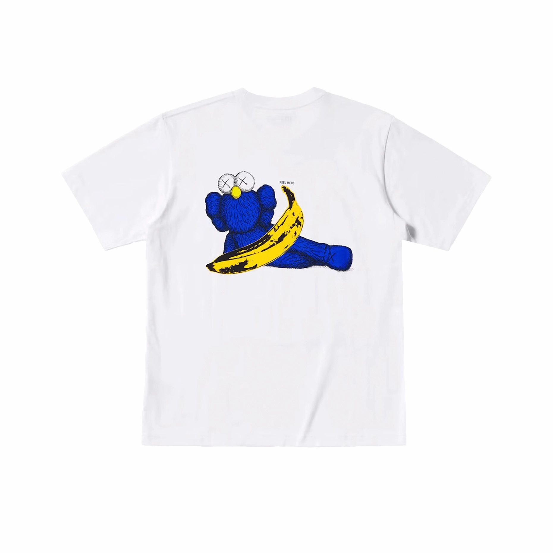 KAWS x Uniqlo x Warhol Banana T-shirt White