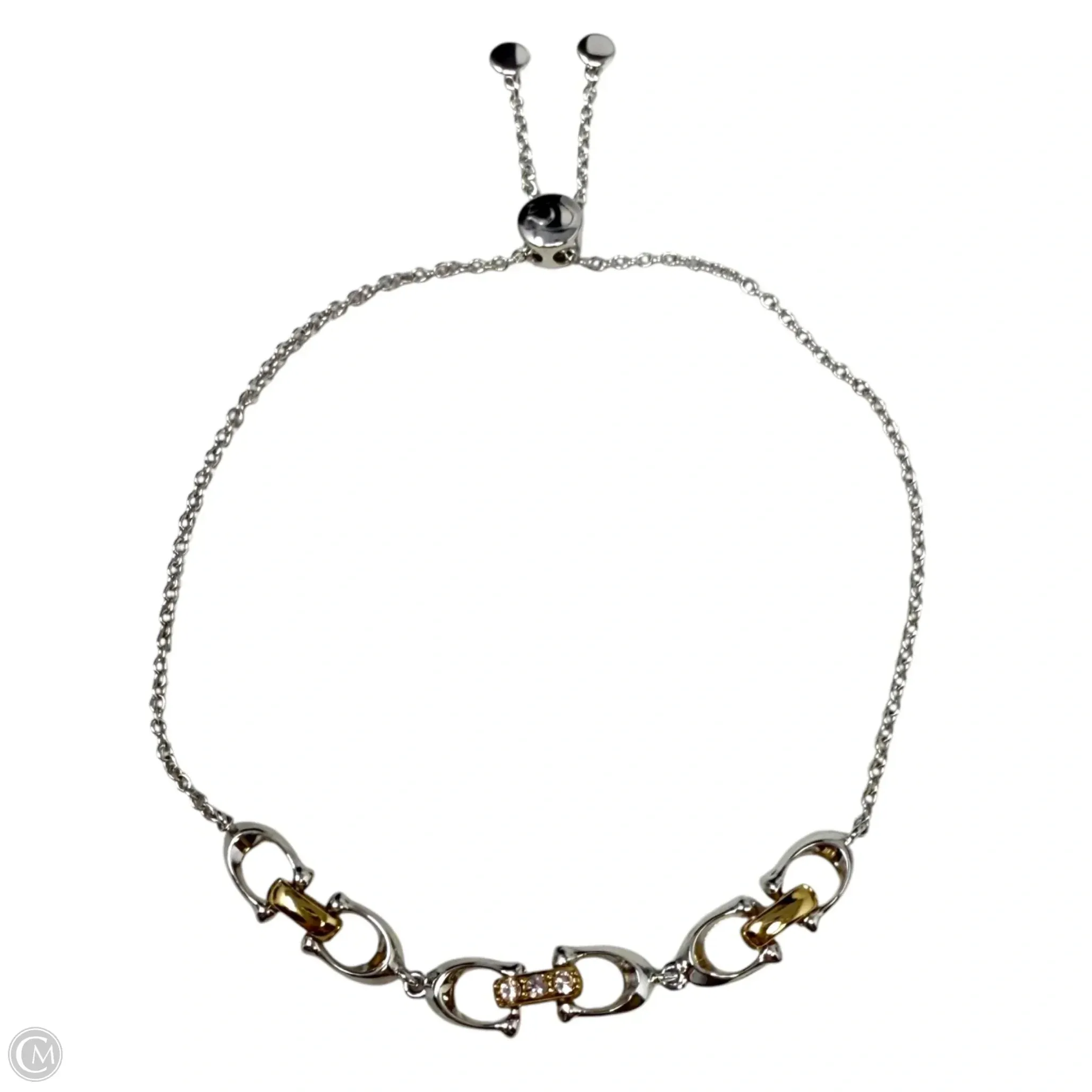 Linked Signature Slider Bracelet By Coach