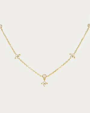 Lucky Clover Necklace in Gold