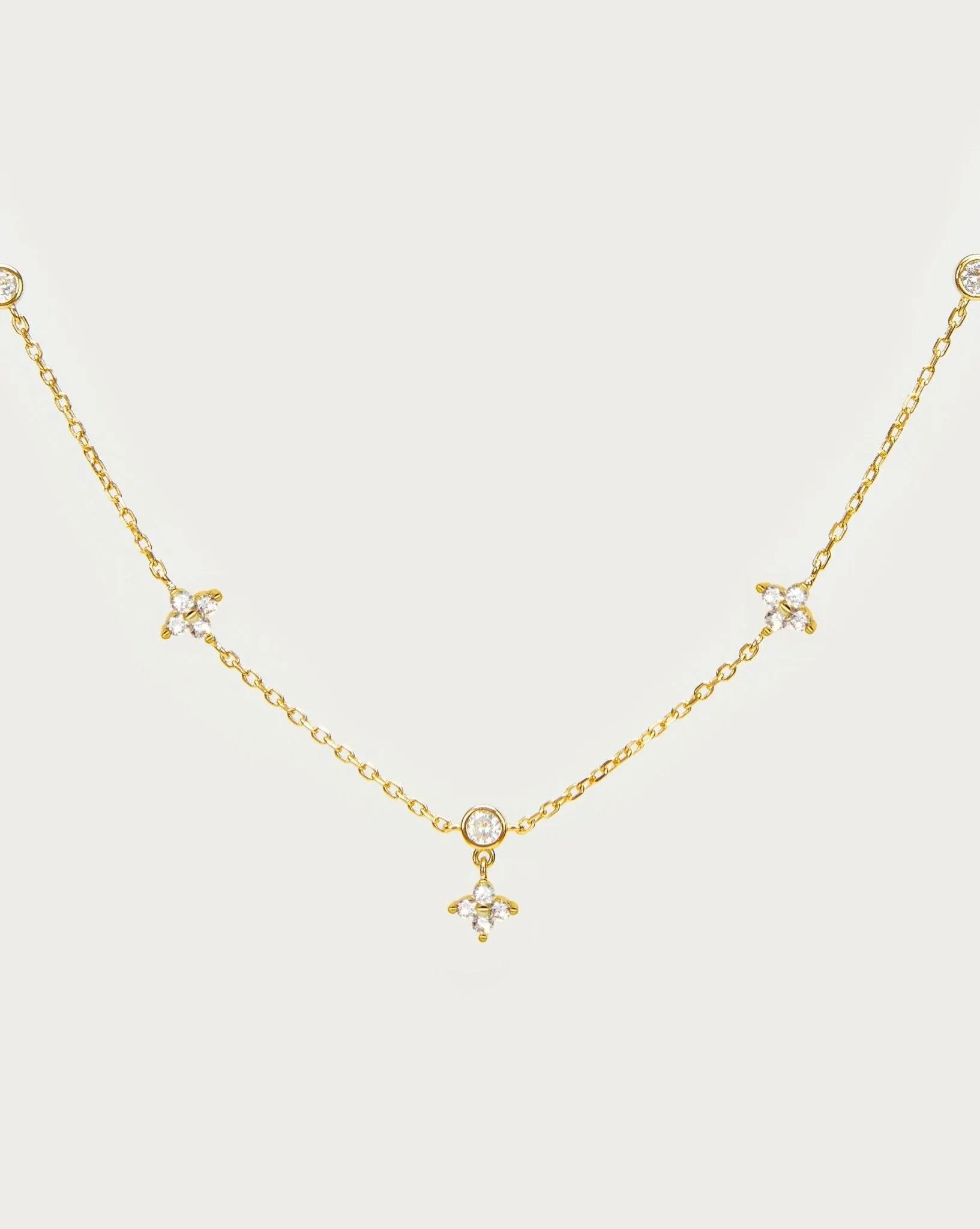 Lucky Clover Necklace in Gold