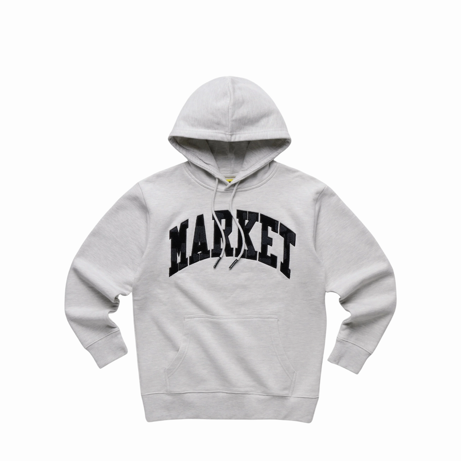 Market Studios Chess Club Applique Fleece Hoodie Grey