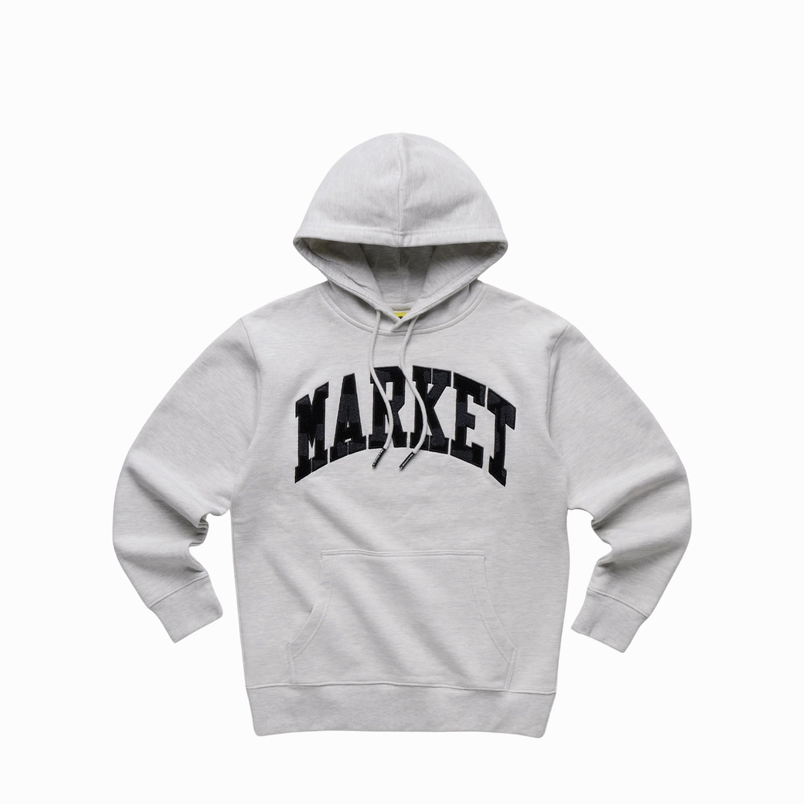 Market Studios Chess Club Applique Fleece Hoodie Grey