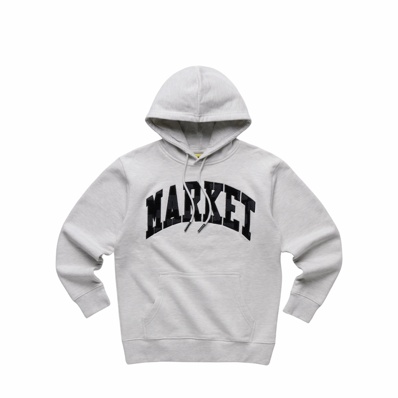 Market Studios Chess Club Applique Fleece Hoodie Grey