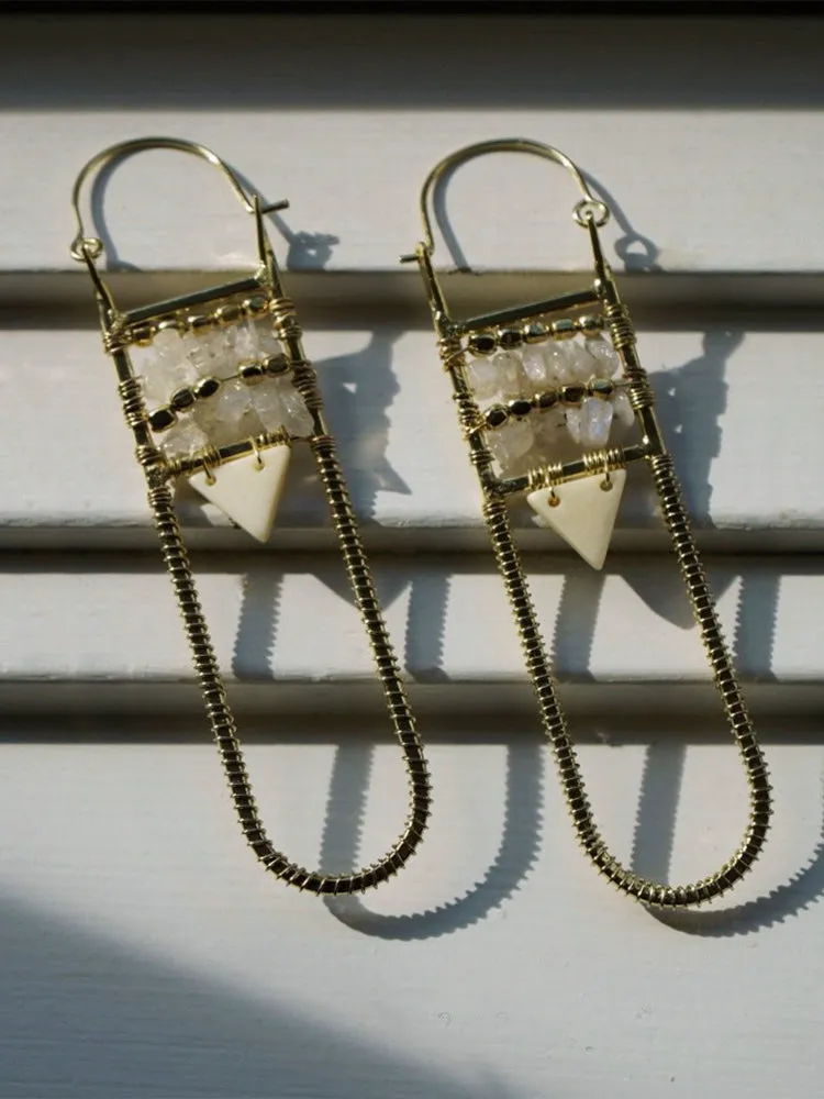 Maya Hook Earrings - Gold