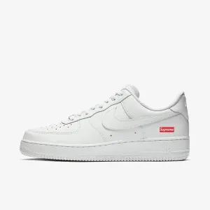 (Men's) Nike Air Force 1 Low SP x Supreme 'Box Logo' White (2020) CU9225-100 fluid-form design your city system