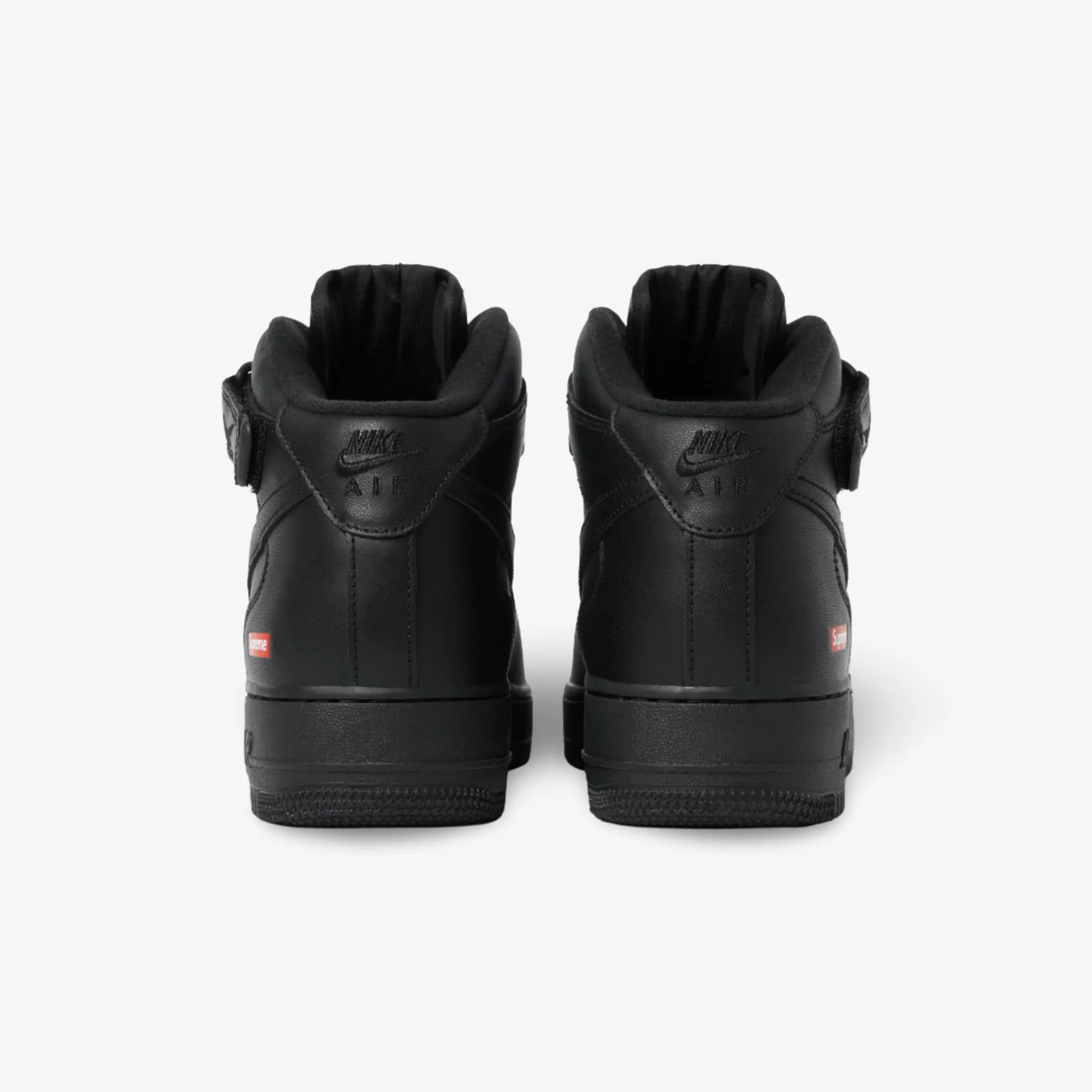 (Men's) Nike Air Force 1 Mid SP x Supreme 'Box Logo' Black (2024) FZ8784-001 lifestyle engineered