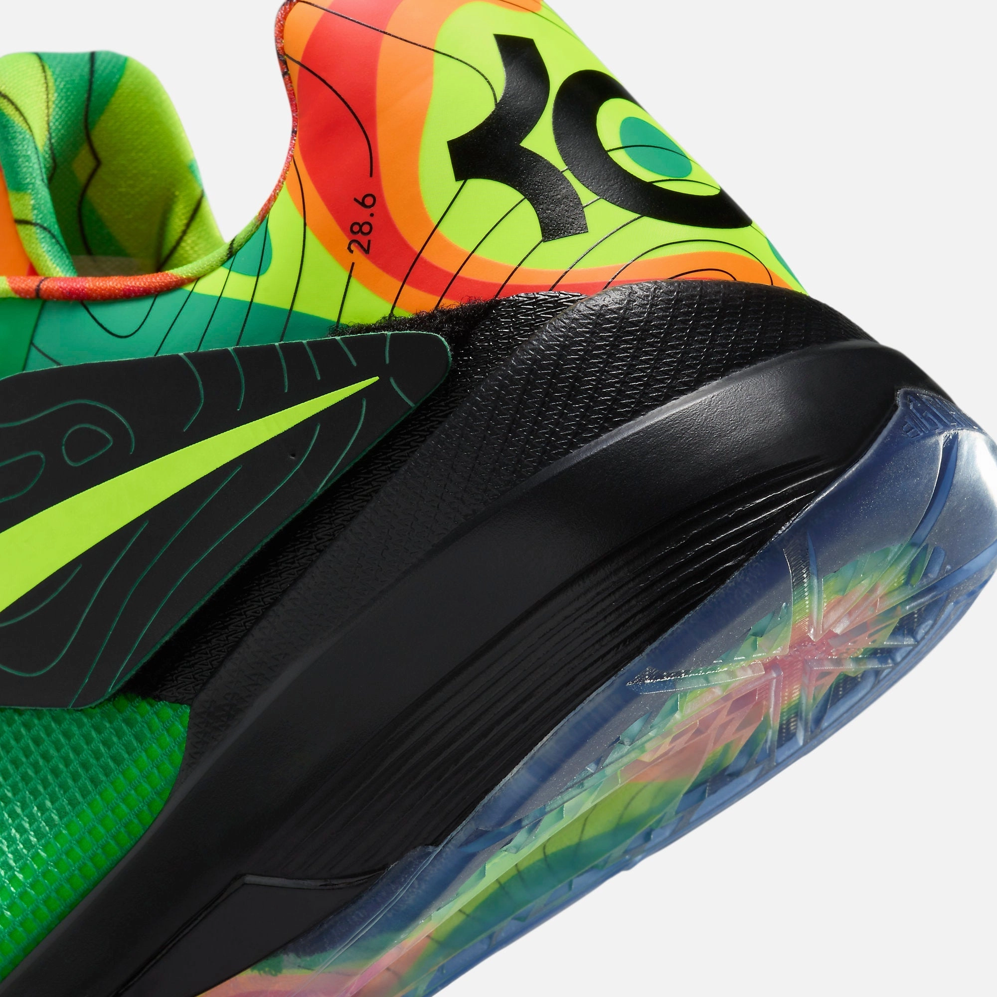 modern pattern (Men's) Nike KD 4 'Weatherman' (2024) FN6247-300