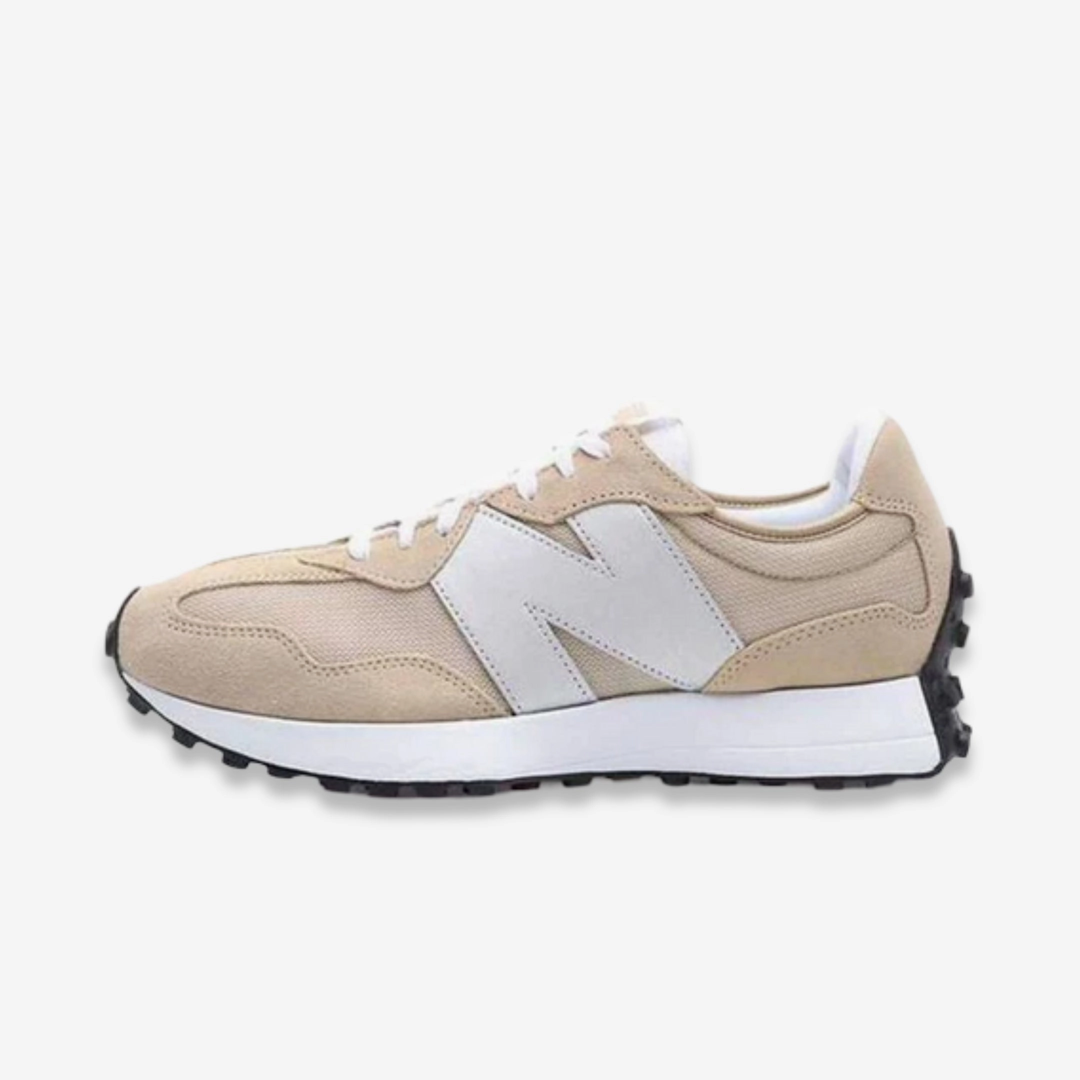 motion elements (Men's) New Balance 327 'Tan / Sliver' (2021) MS327ME1 minimal details