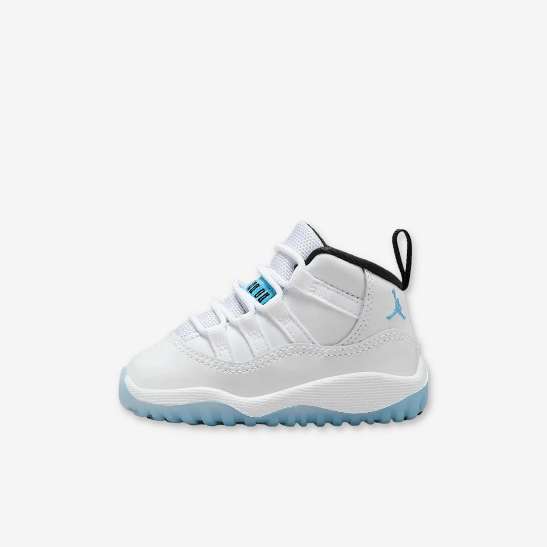 motion-wear daily (TD) Air Jordan 11 Retro 'Legend Blue / Columbia' (2024) 378040-104 design under control