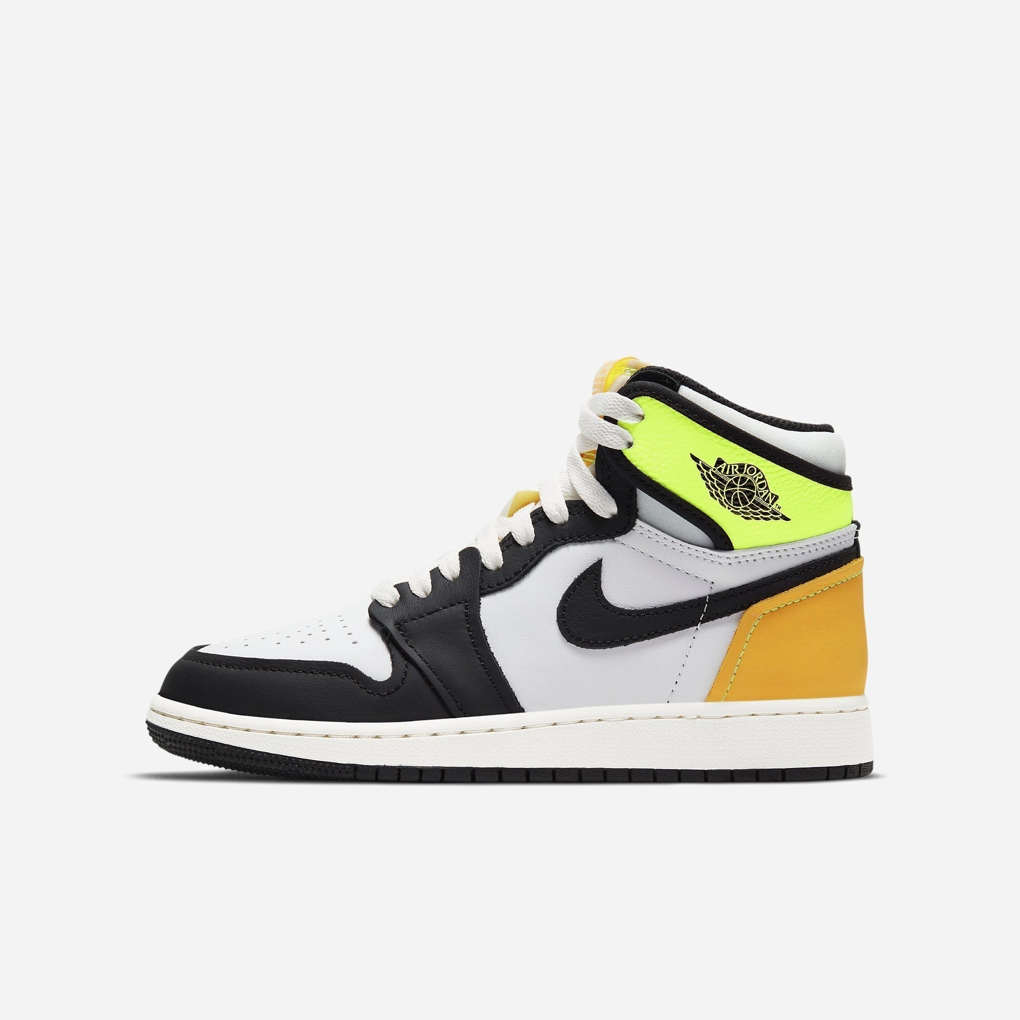 move all day (GS) Air Jordan 1 Retro High OG 'Volt / Gold' (2021) 575441-118 carry your vibe