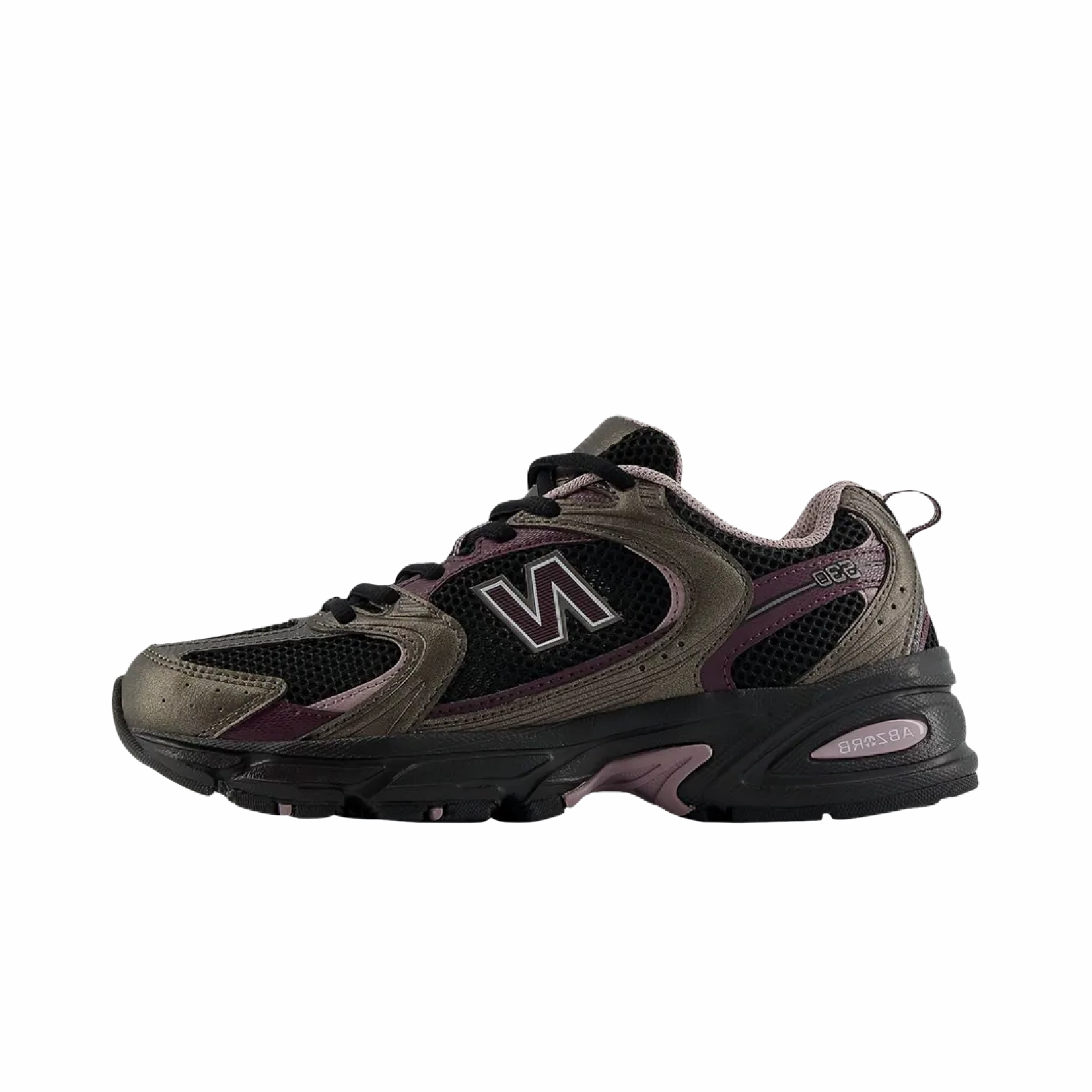 New Balance 530 Black Metallic Plum Brown