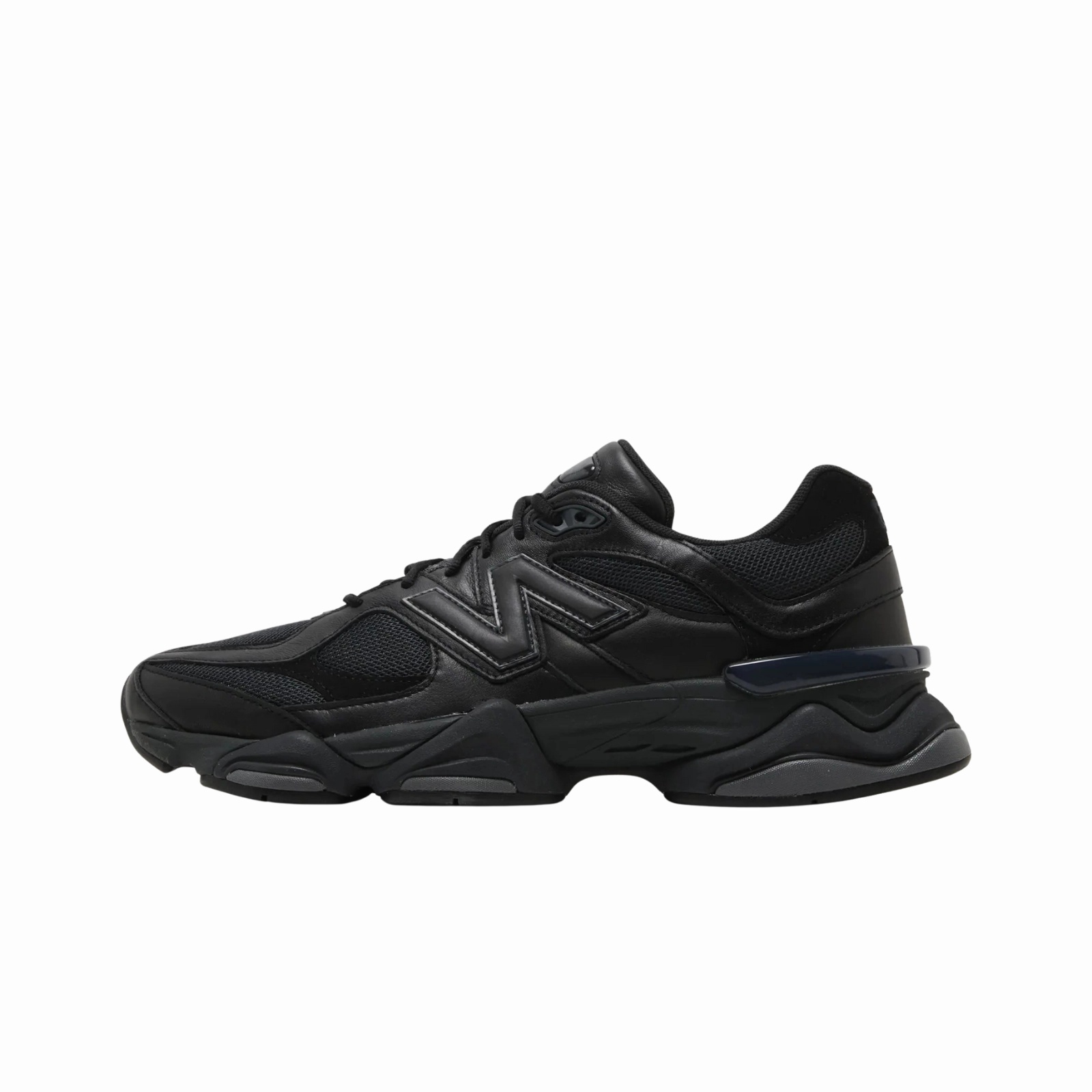 New Balance 9060 Triple Black Leather