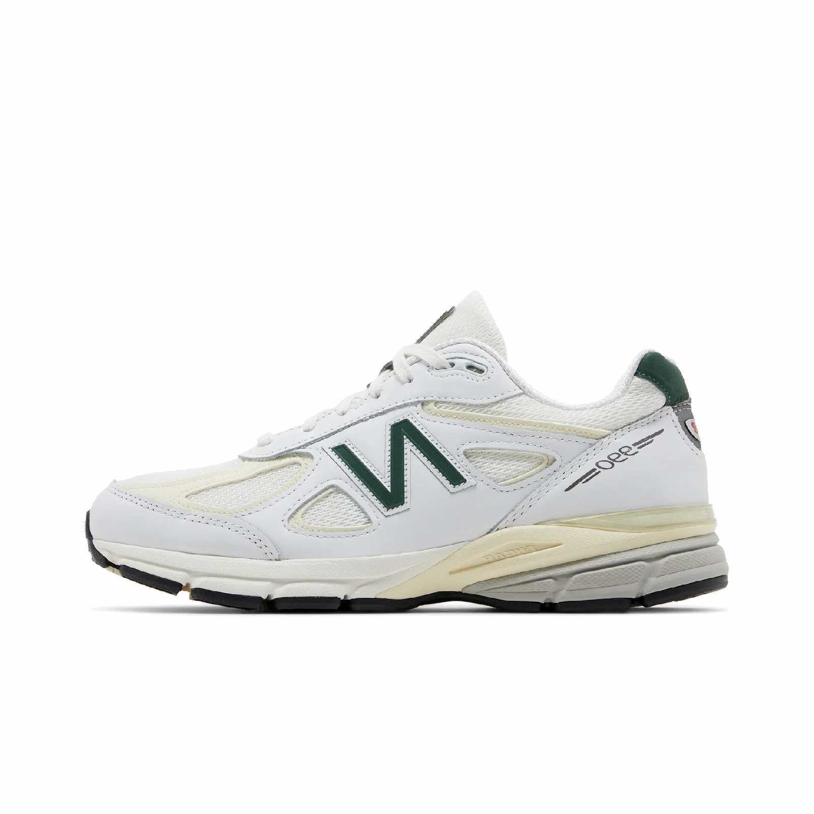 New Balance 990v4 MiUSA White Green