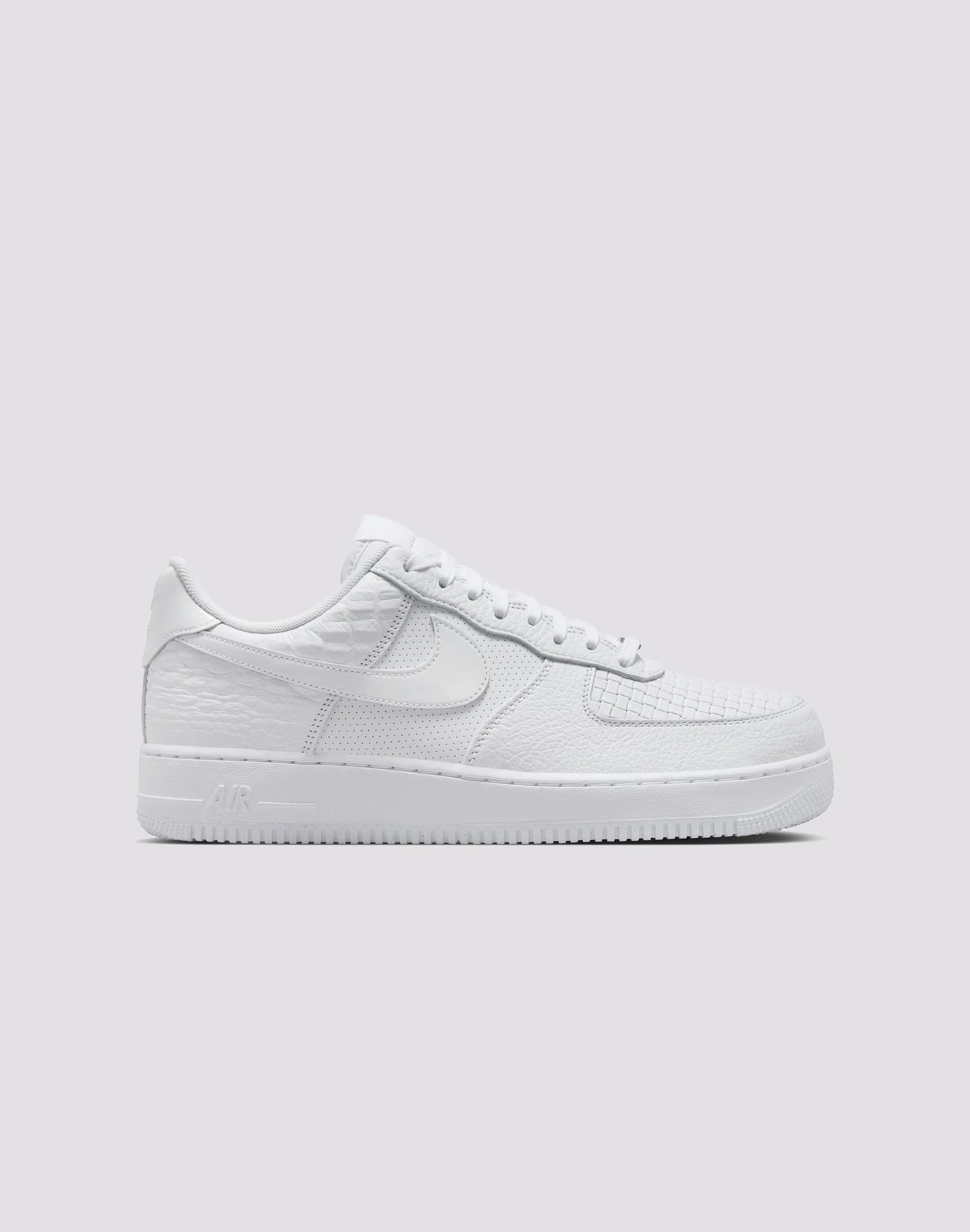 Nike Air Force 1 '07 LX "White Prints" Patterned fashion (floral, stripes, etc.) Denim - based fashion