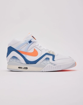 Nike Air Tech Challenge II QS 'Stone Blue' Clothing assortments Lace - detailed fashion