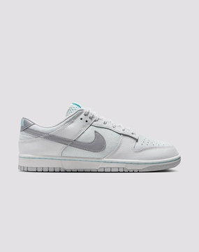 Nike Dunk Low Retro "Summit White/Metallic Silver/Glacier Ice" Nylon - included fashion Runway fashion