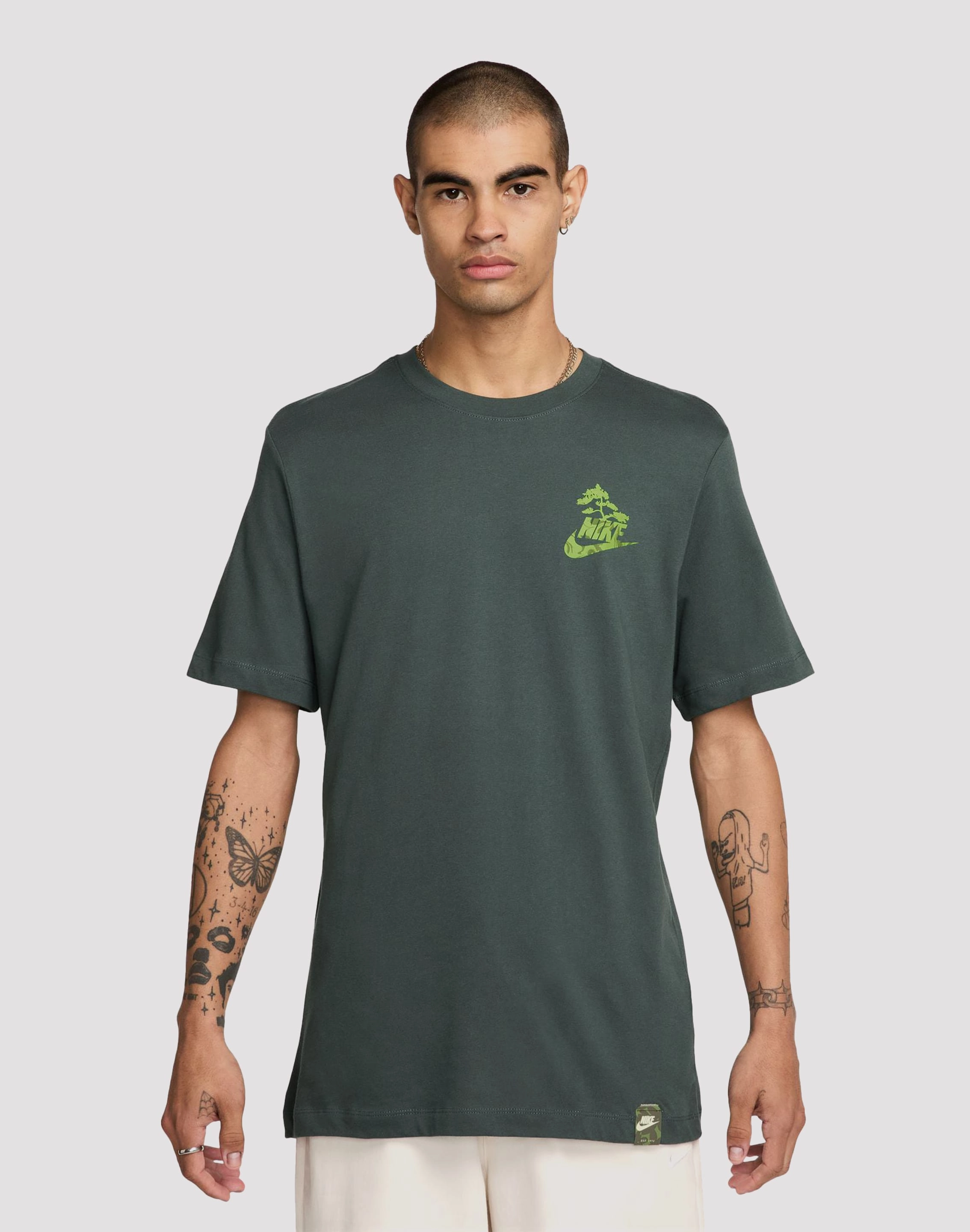 Nike Sportswear Club Green Tee New fashion arrivals Free shipping offers