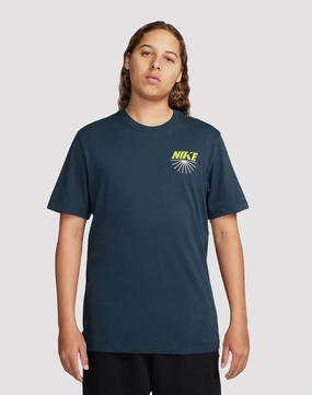 Nike Sportswear HBR Open Armory Navy Tee Vintage - inspired fashion Casual wear options