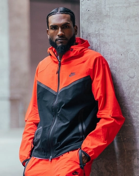Nike Tech Woven Jacket Upcycled fashion Evening wear