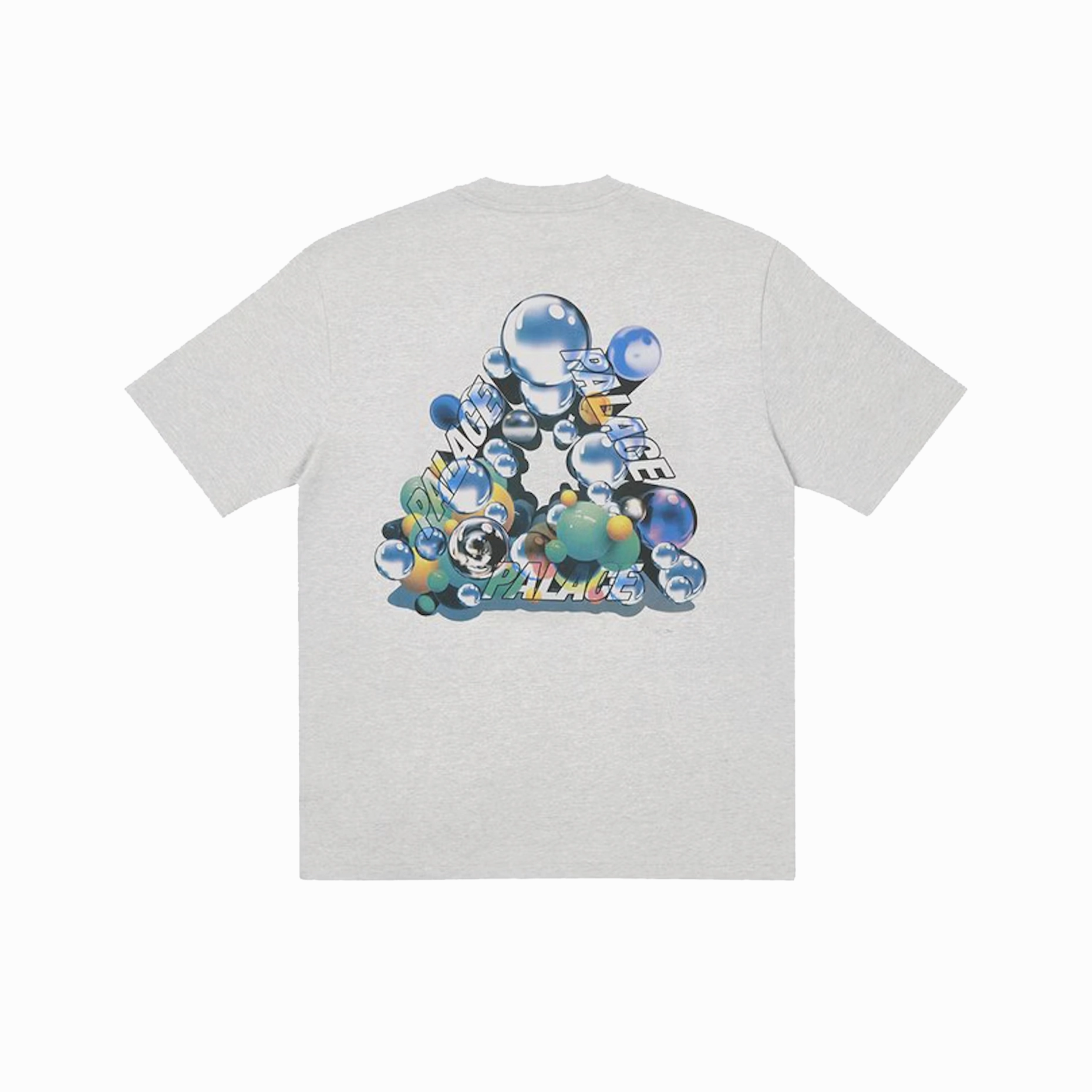 Palace Bubbling Tee Grey Marl