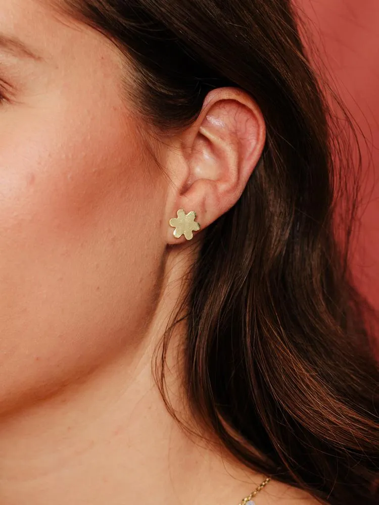 Petite Flower Studs - Gold