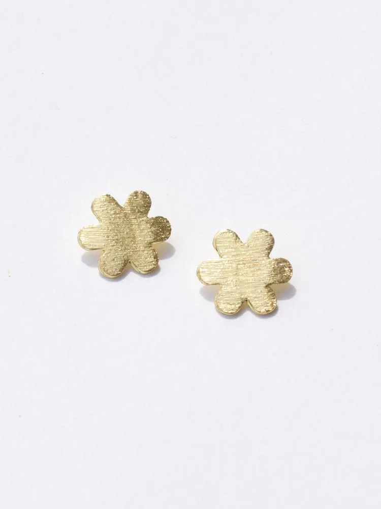 Petite Flower Studs - Gold