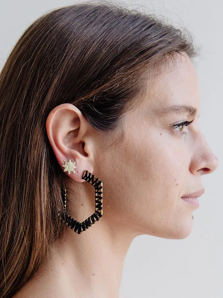 Piccadilly Earrings - Black