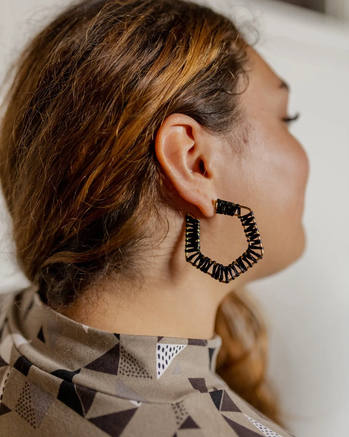 Piccadilly Earrings - Black