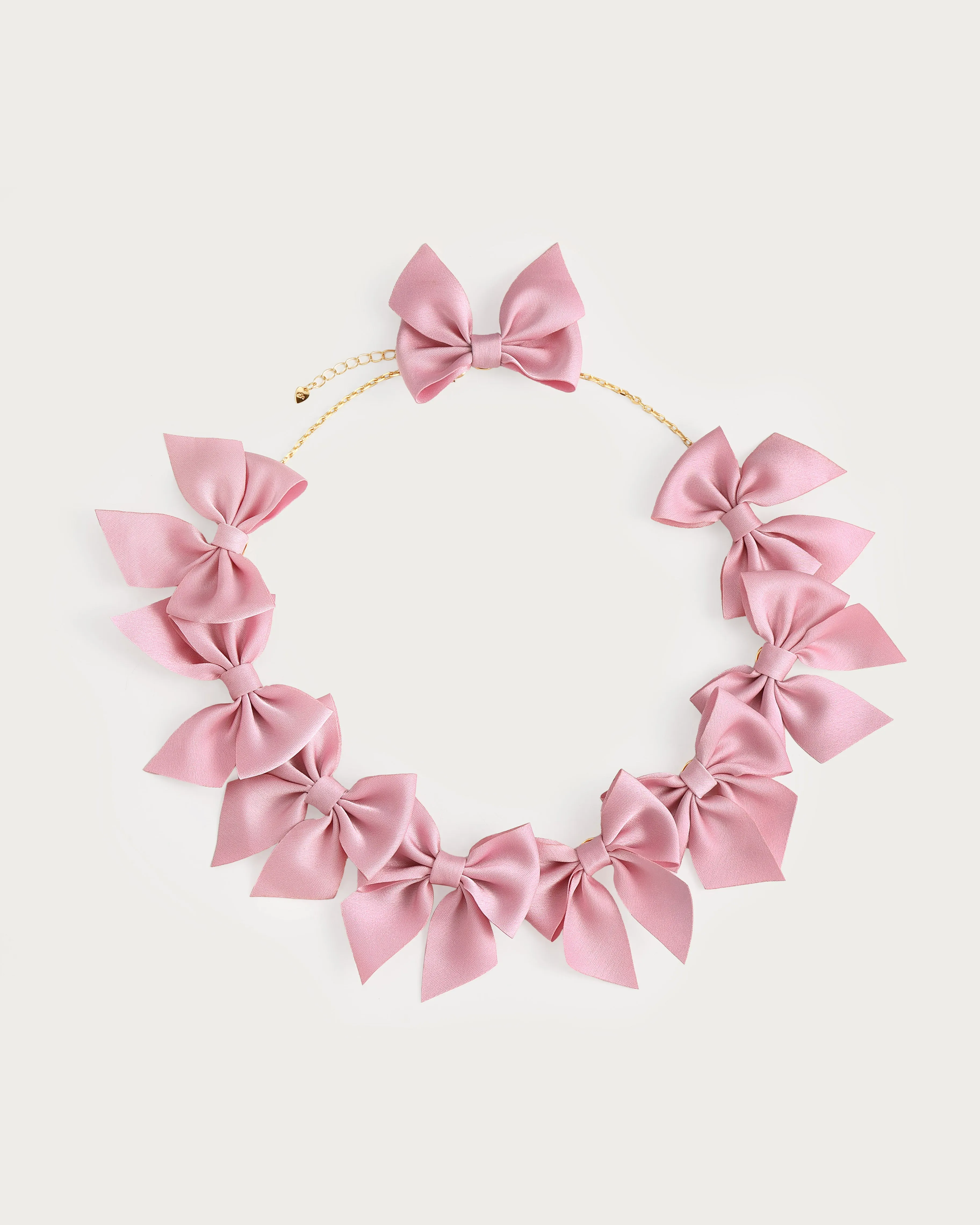 Polka Dot Bow Necklace