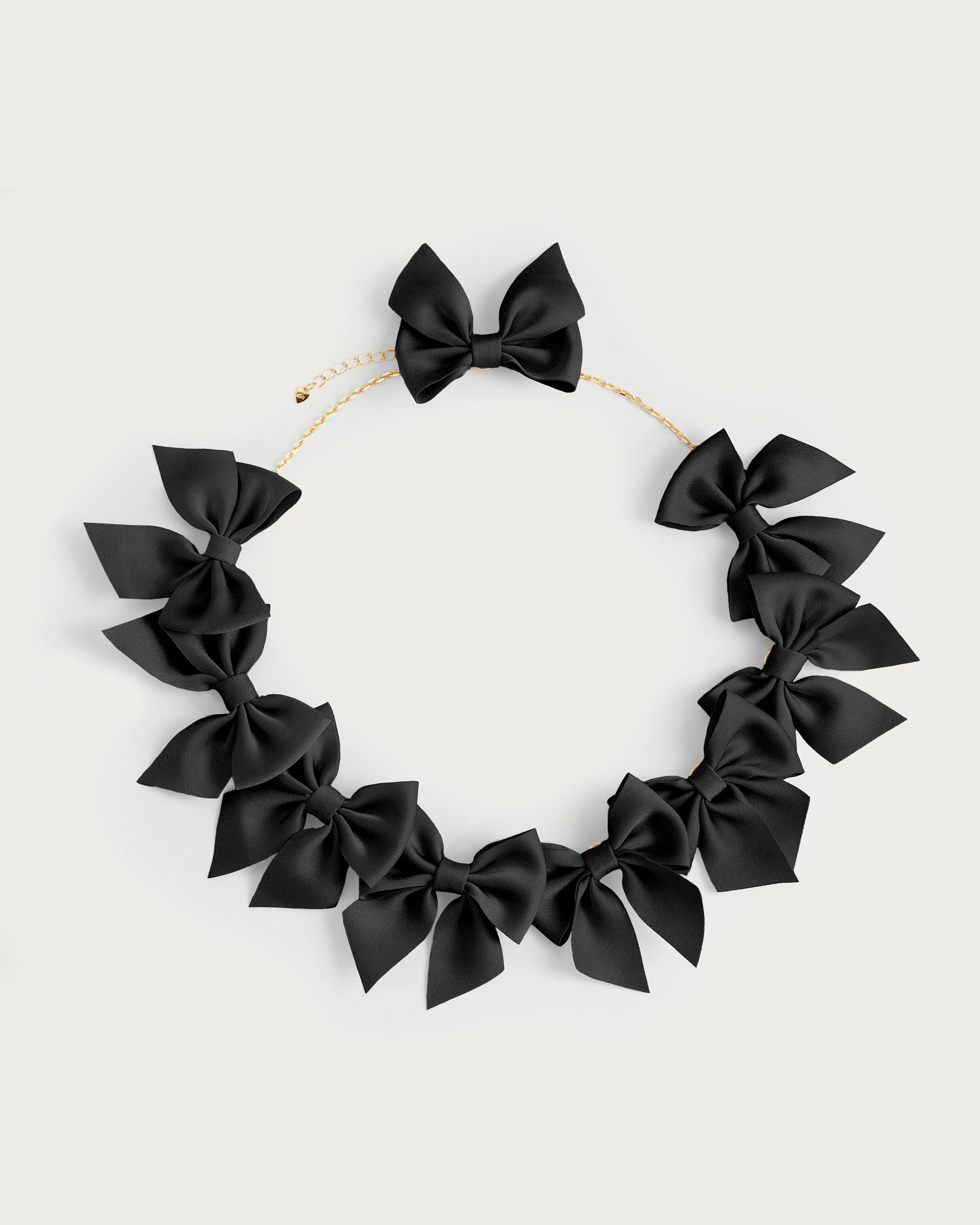 Polka Dot Bow Necklace