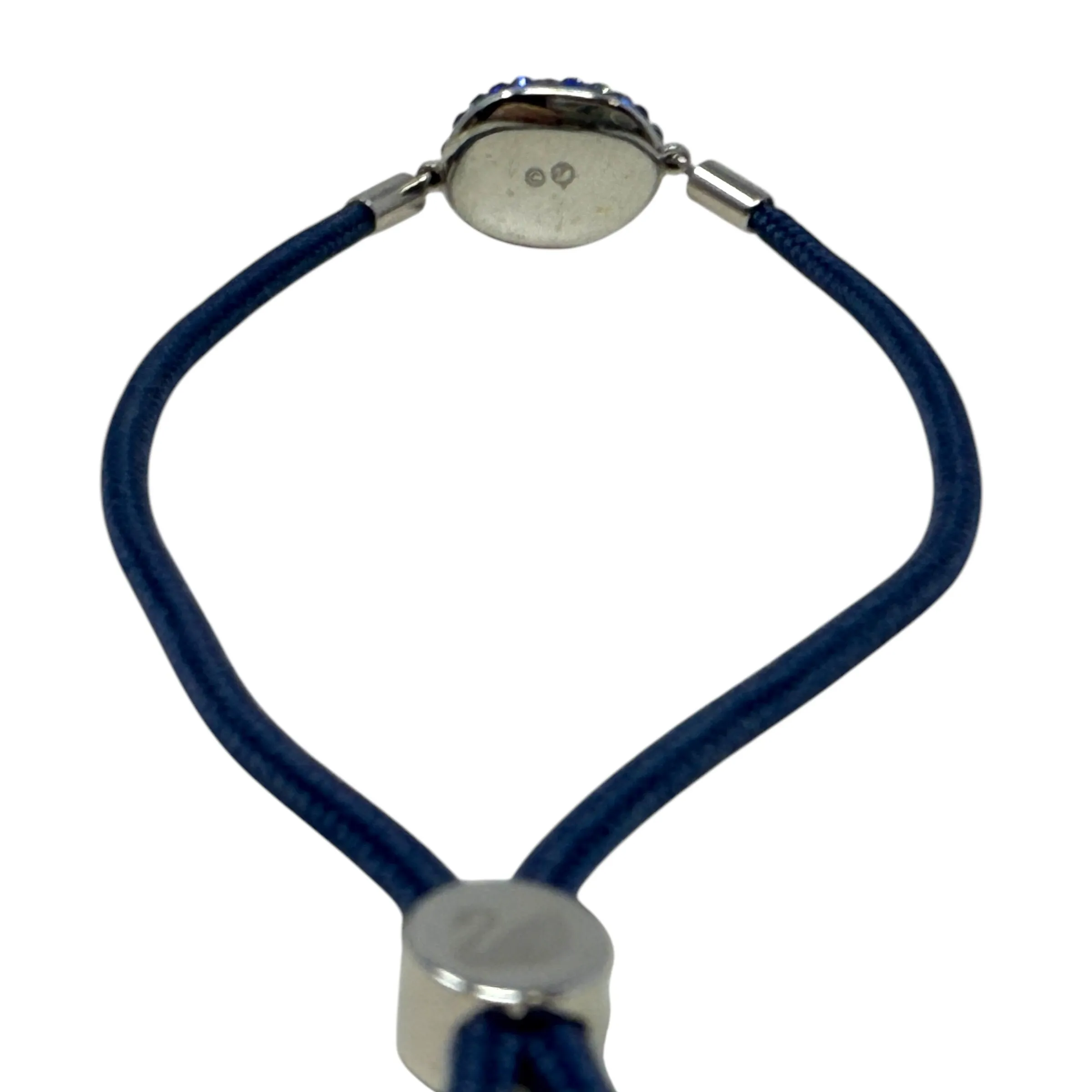 Power Water Element Blue Crystal Cord Bracelet Designer By Swarovski