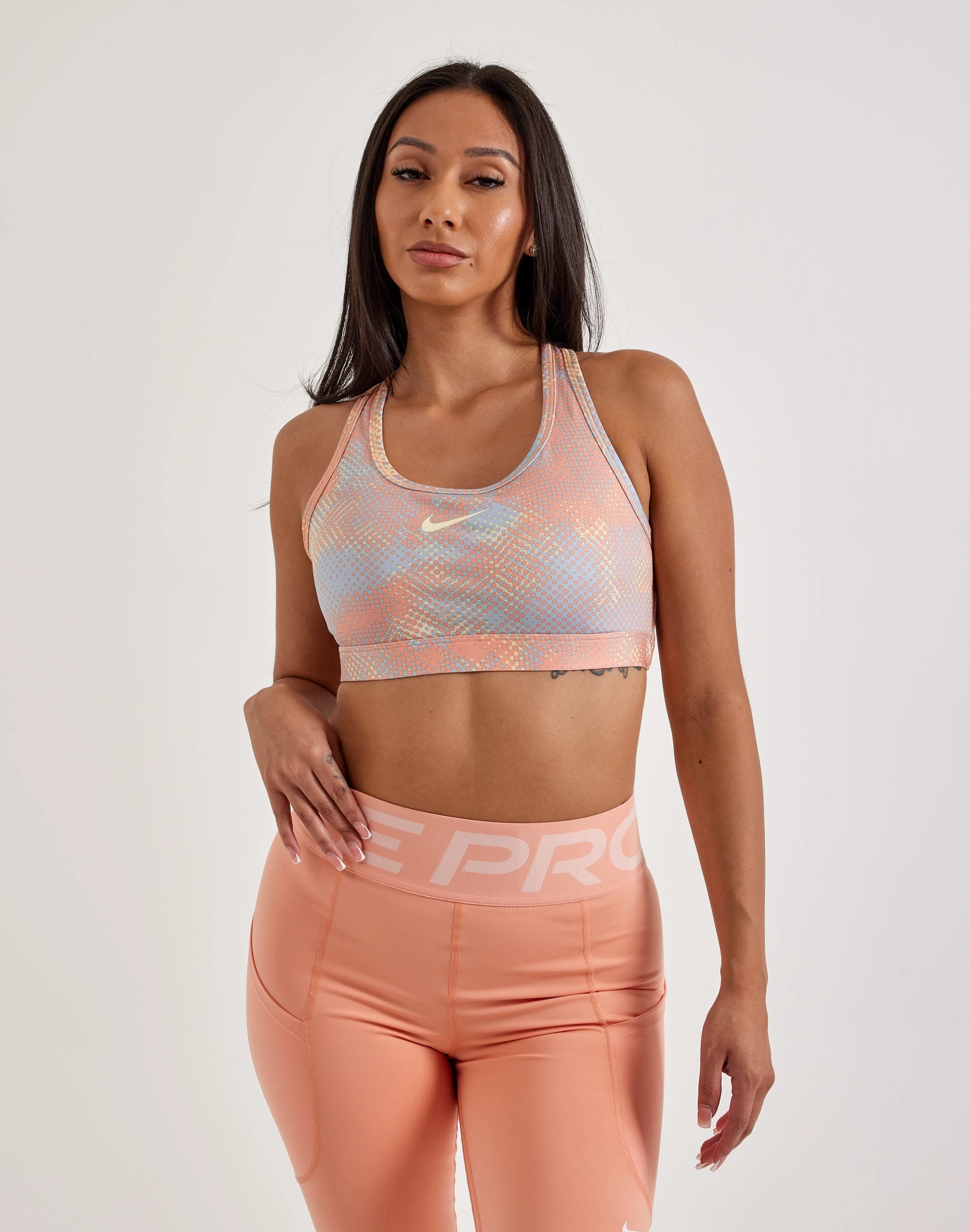 Printed fashion Nike Dri-FIT Medium Support Sports Bra Free shipping offers