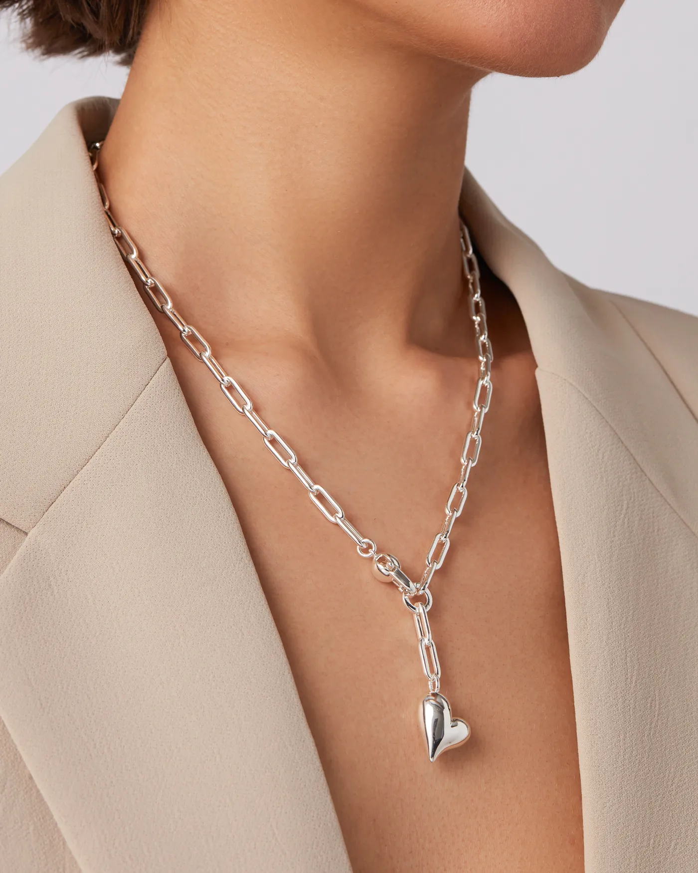 Puffy Heart Necklace
