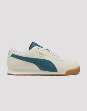 Puma Roma "Podium Grey/Green" Budget - friendly fashion Fashion culture