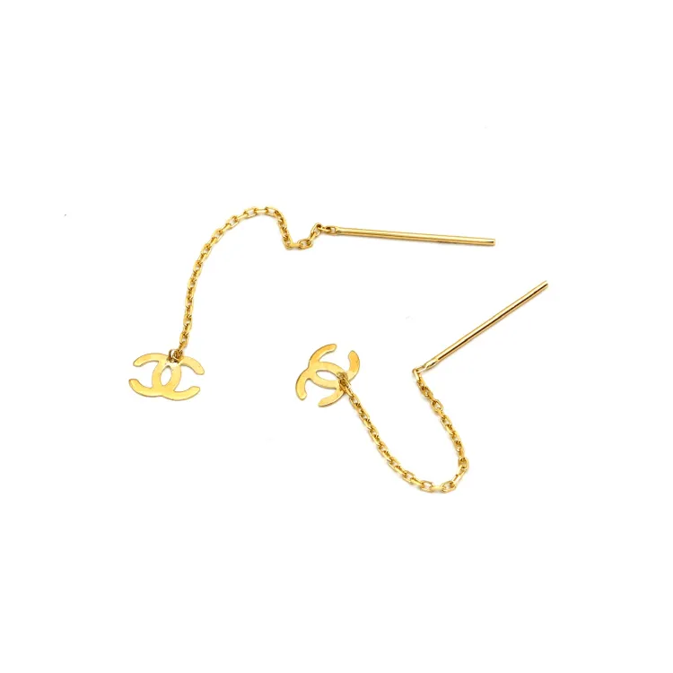 Real Gold GZCH Hanging Earring Set 0118/1KP E1799