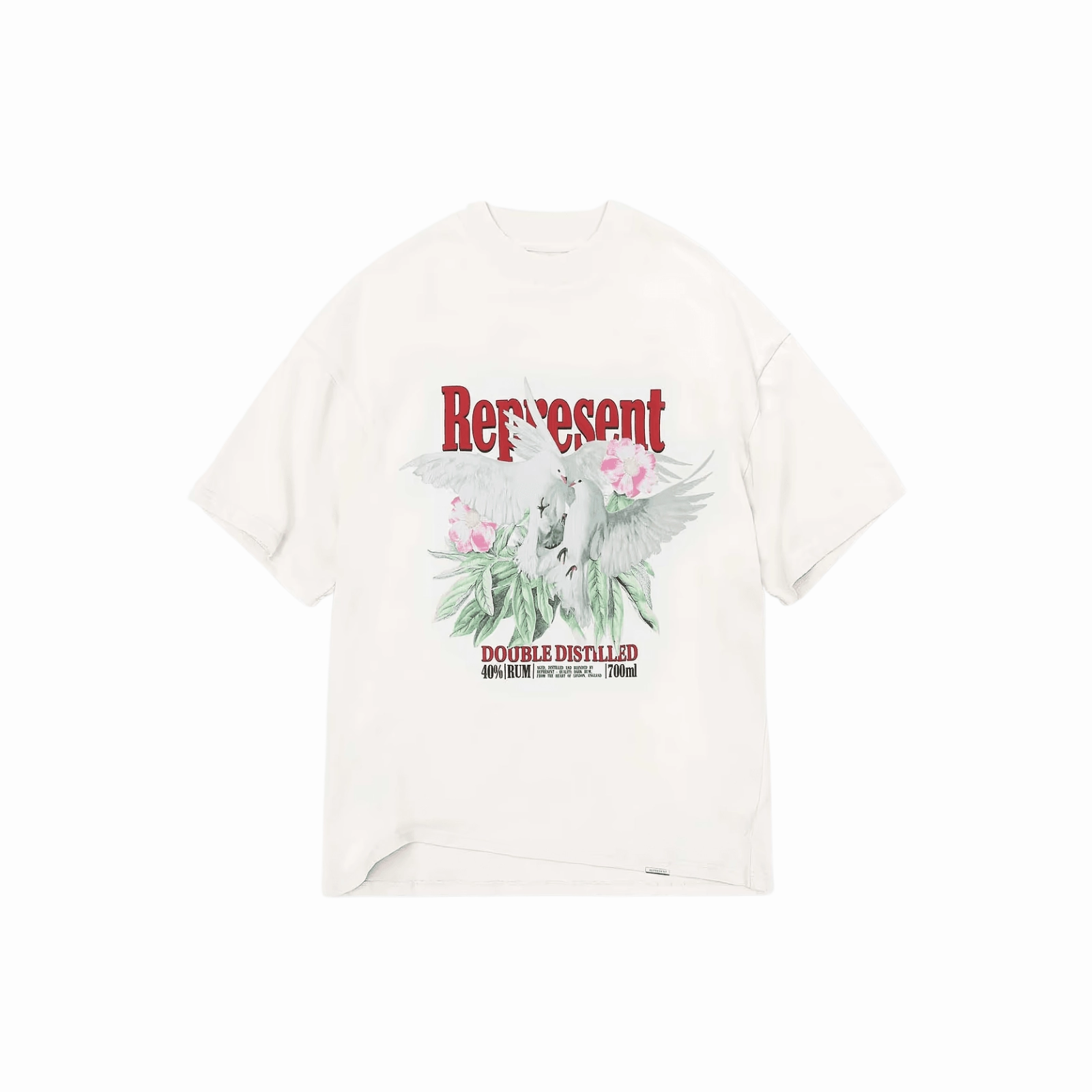 Represent Double Distilled T-Shirt - Flat White