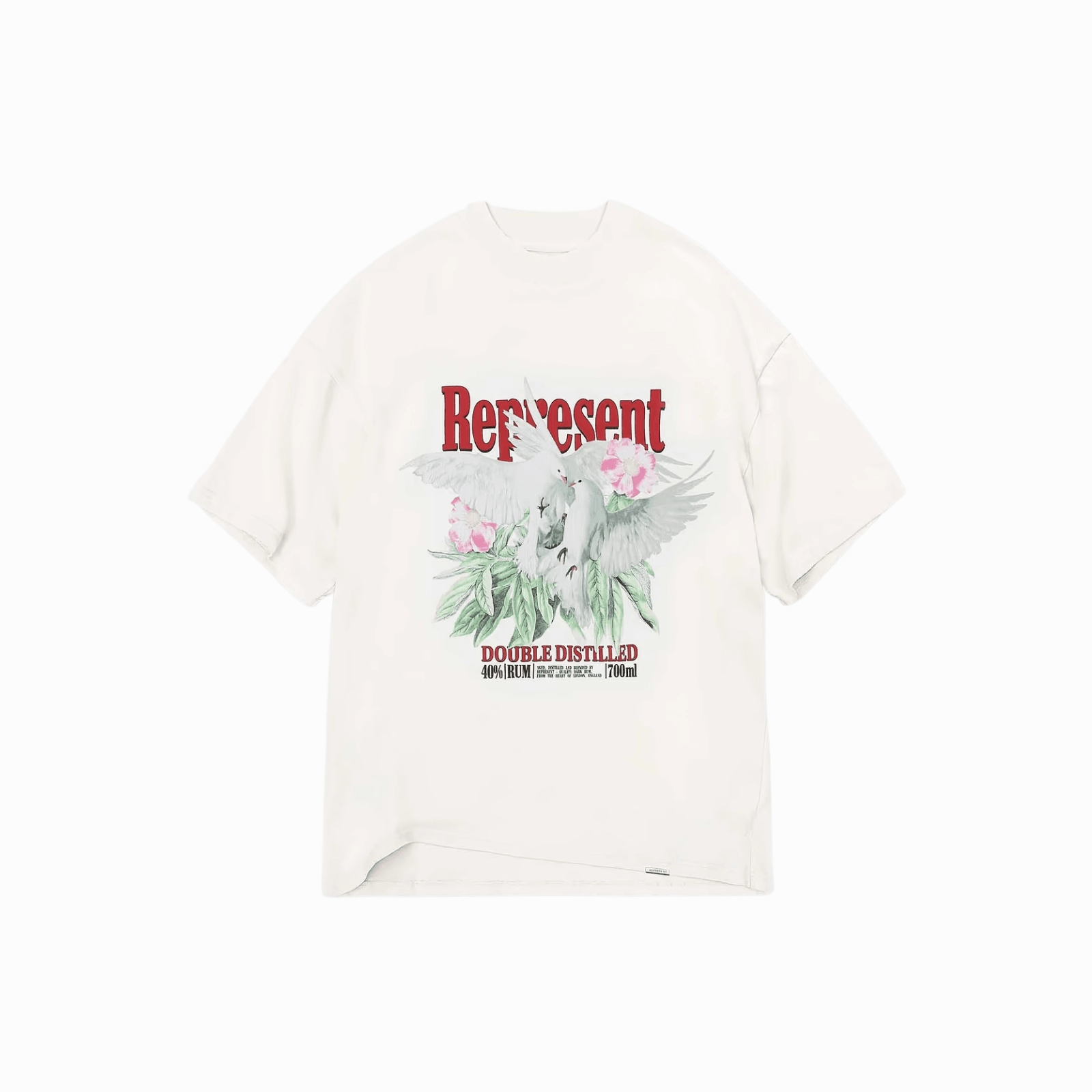 Represent Double Distilled T-Shirt - Flat White