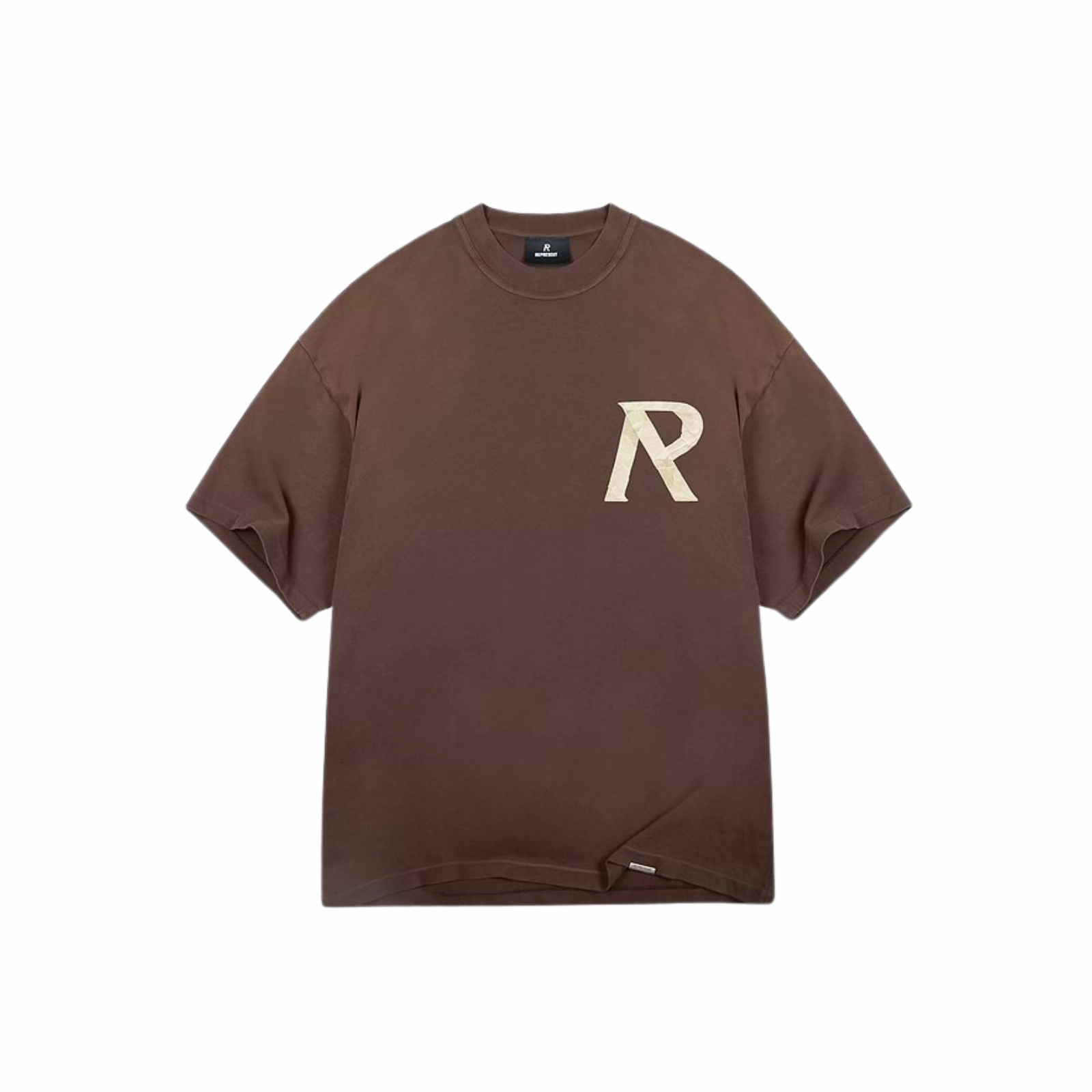 Represent Masking Tape Initial T-Shirt - Cedar