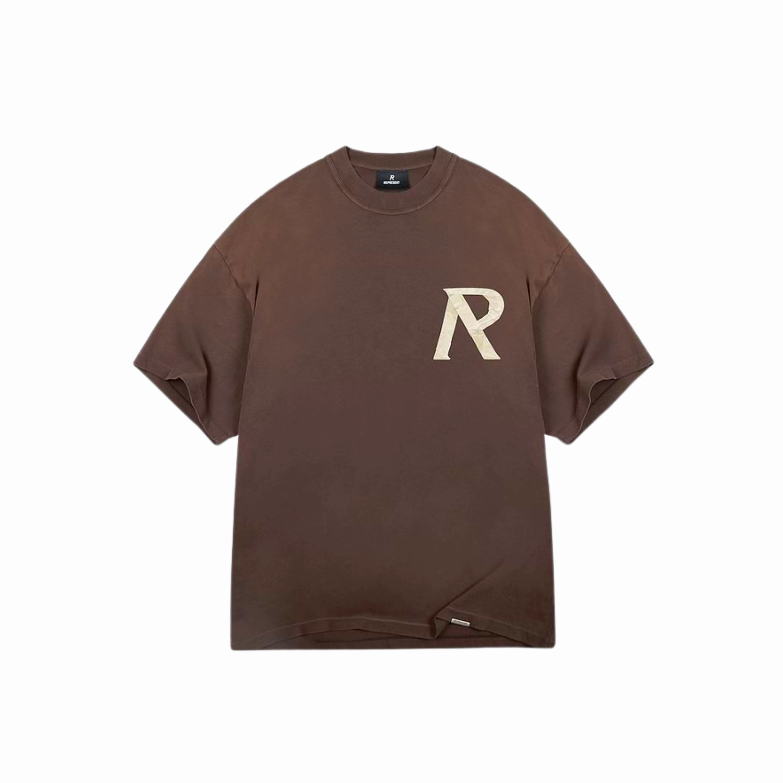 Represent Masking Tape Initial T-Shirt - Cedar