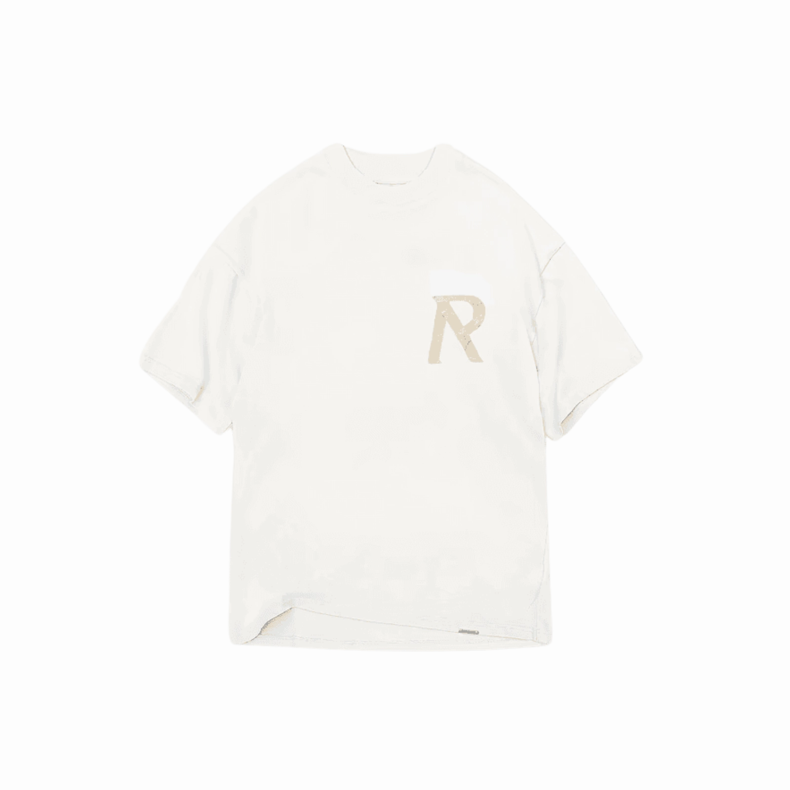 Represent Masking Tape Initial T-Shirt - Flat White