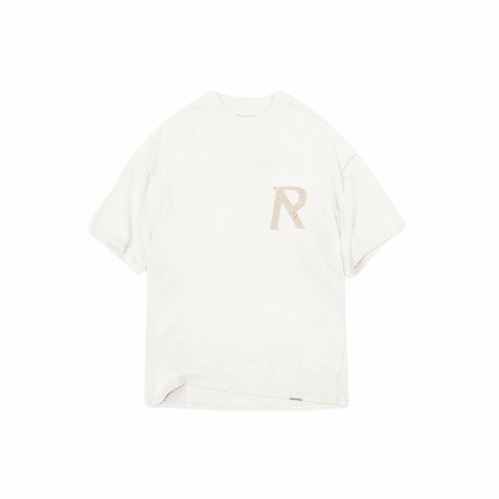 Represent Masking Tape Initial T-Shirt - Flat White